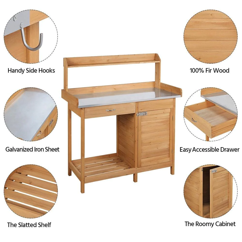 Outdoor Home Use Solid Wood Po - огляд і ціна Outdoor Furniture Wood