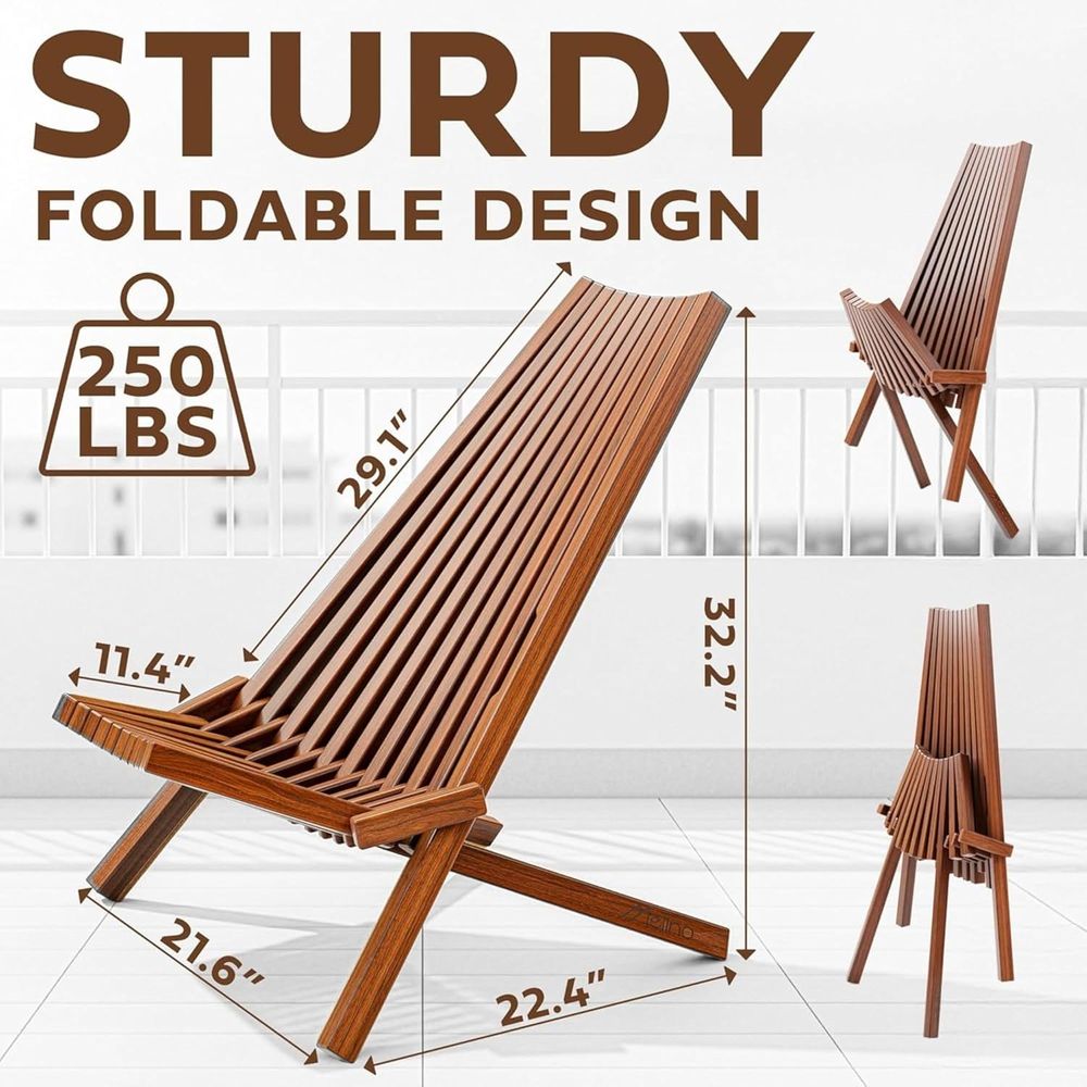 2-Pack Wooden olding Tamarack  - огляд і ціна Outdoor Furniture Diy