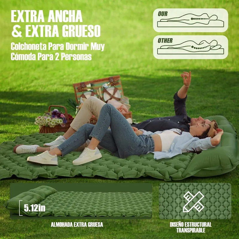Hot Outdoor Camping Double Air - огляд і ціна Outdoor Daybed Furniture