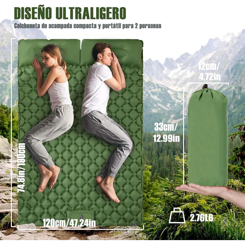 Hot Outdoor Camping Double Air - огляд і ціна Outdoor Daybed Furniture