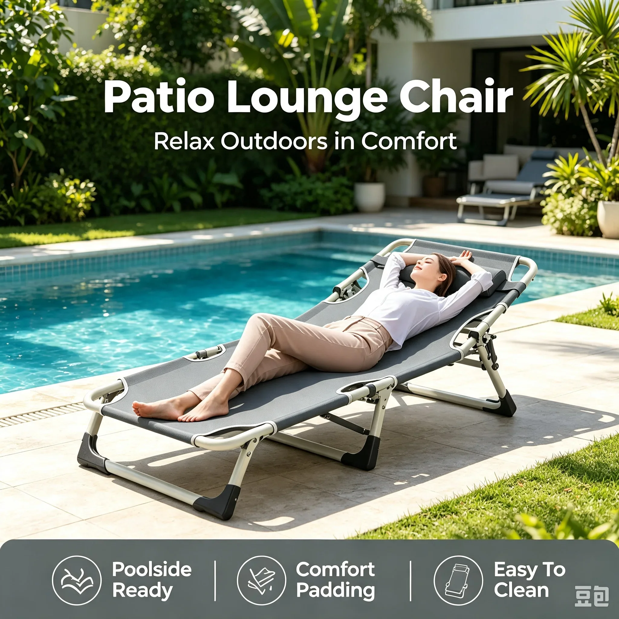 Office Lunch Nap Folding Loung - огляд і ціна Outdoor Daybed Furniture