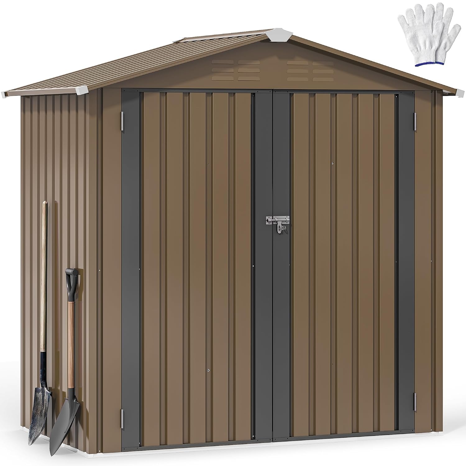 6x4ft Metal Outdoor Storage Sh - огляд і ціна Outdoor Furniture Metal