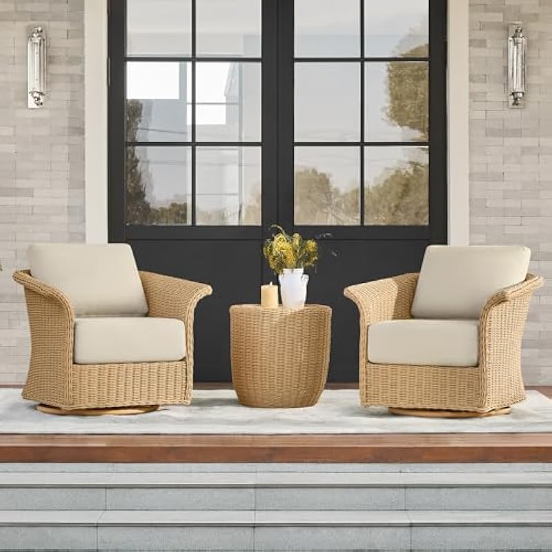 3-Piece Outdoor Bistro Set Fea - огляд і ціна Outdoor Furniture Metal Chairs