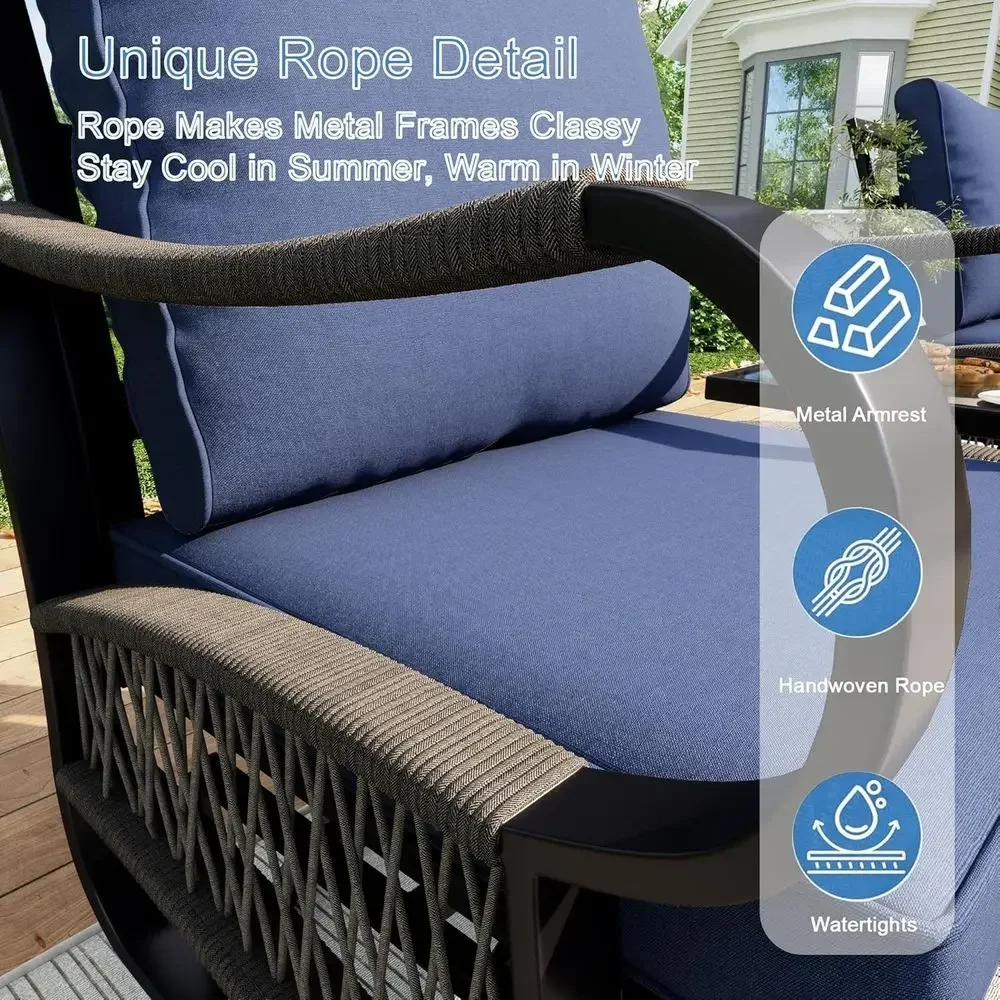 4-Piece Outdoor Metal Patio Fu - огляд і ціна Outdoor Furniture Metal Chairs