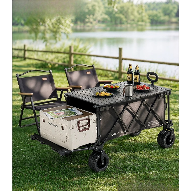 Folding Camping Wagon Cart Out - огляд і ціна Outdoor Furniture Metal