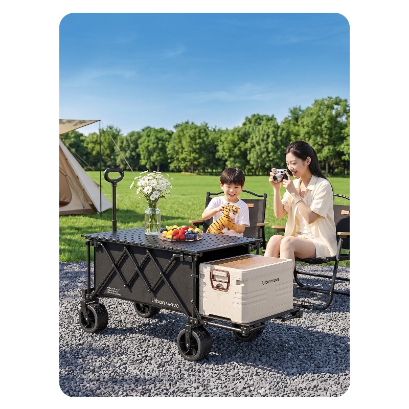 Folding Camping Wagon Cart Out - огляд і ціна Outdoor Furniture Metal
