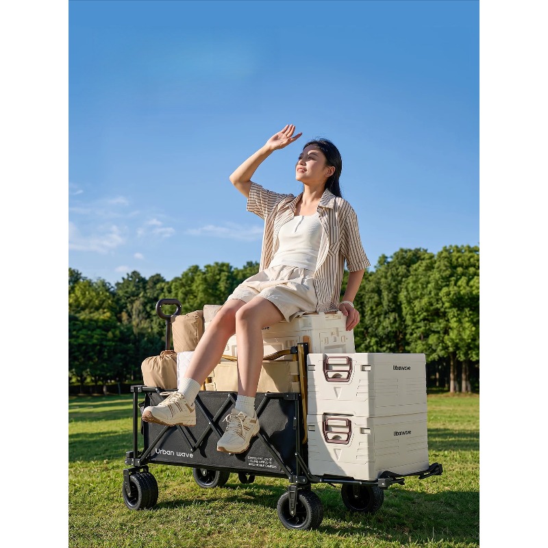 Folding Camping Wagon Cart Out - огляд і ціна Outdoor Furniture Metal