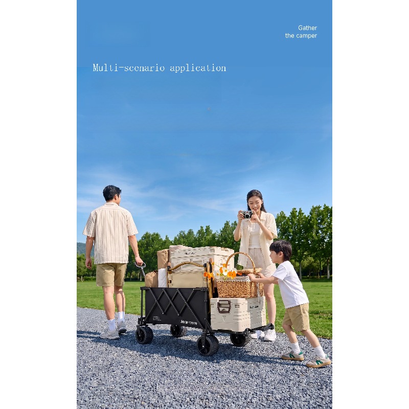 Folding Camping Wagon Cart Out - огляд і ціна Outdoor Furniture Metal