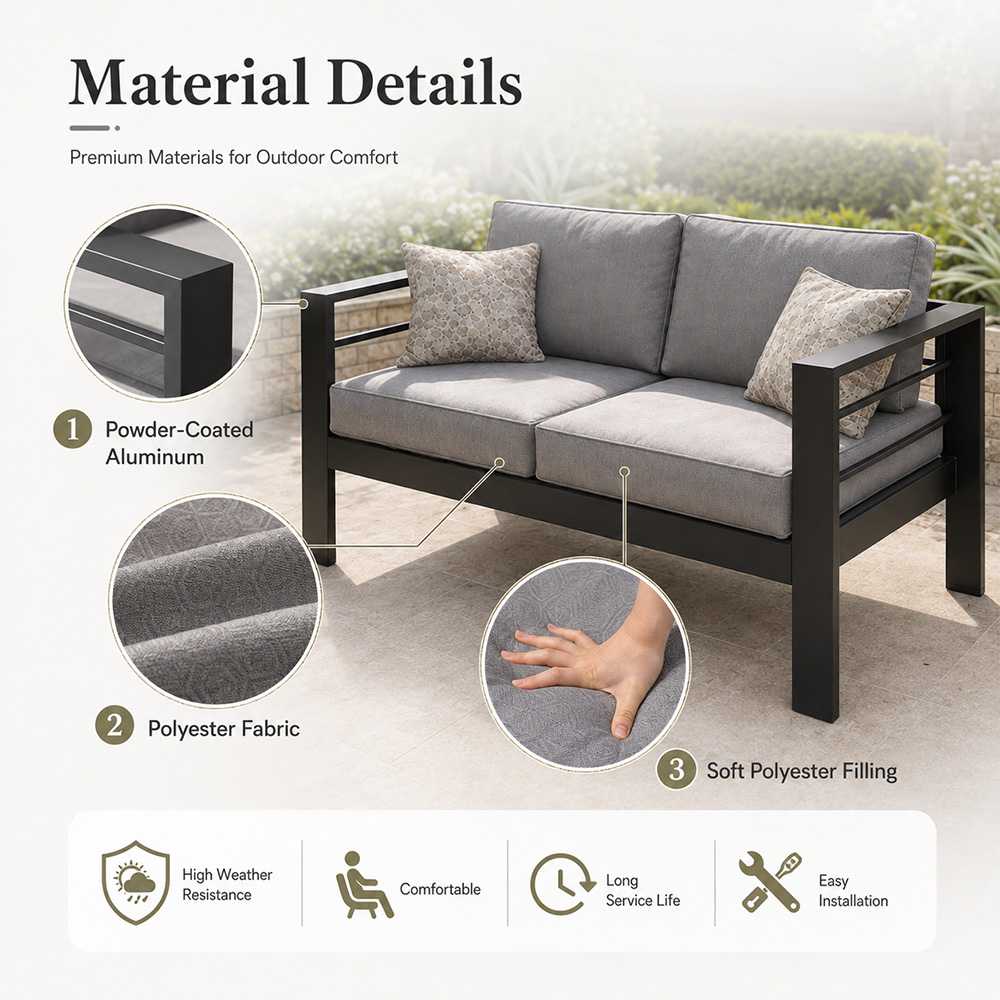 Modern Luxury Aluminum Outdoor - огляд і ціна Outdoor Furniture Luxury