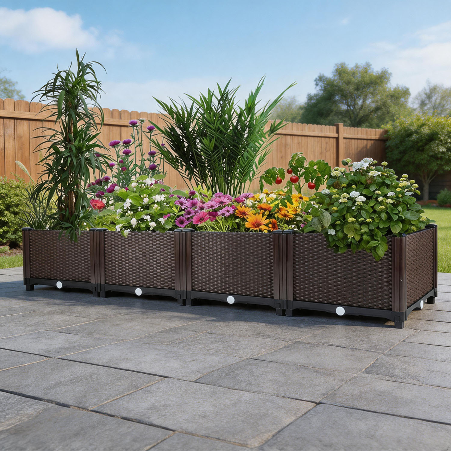 Self-Watering Raised Garden Be - огляд і ціна Outdoor Daybed Furniture