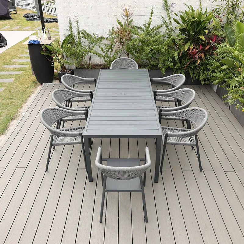 Rattan Dining Chair with Armre - огляд і ціна Outdoor Furniture Metal Chairs